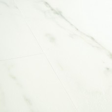 Вінілова плитка quick step livyn Ambient Click Plus 33 Білий мармур каррара